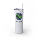 Skinny Steel Tumbler with Straw - 20oz - Big Lake Glass Pipe