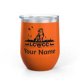 LCWCC Dog Logo Wine Tumbler - 12oz