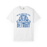 We're Built for This Detroit Blue Premium T-Shirt - Unisex