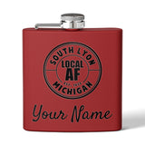 South Lyon Local AF Flask - 6oz
