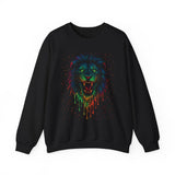 Lion Psychedelic Crewneck Sweatshirt - Unisex