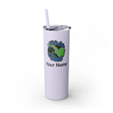 Skinny Steel Tumbler with Straw - 20oz - Big Lake Glass Pipe
