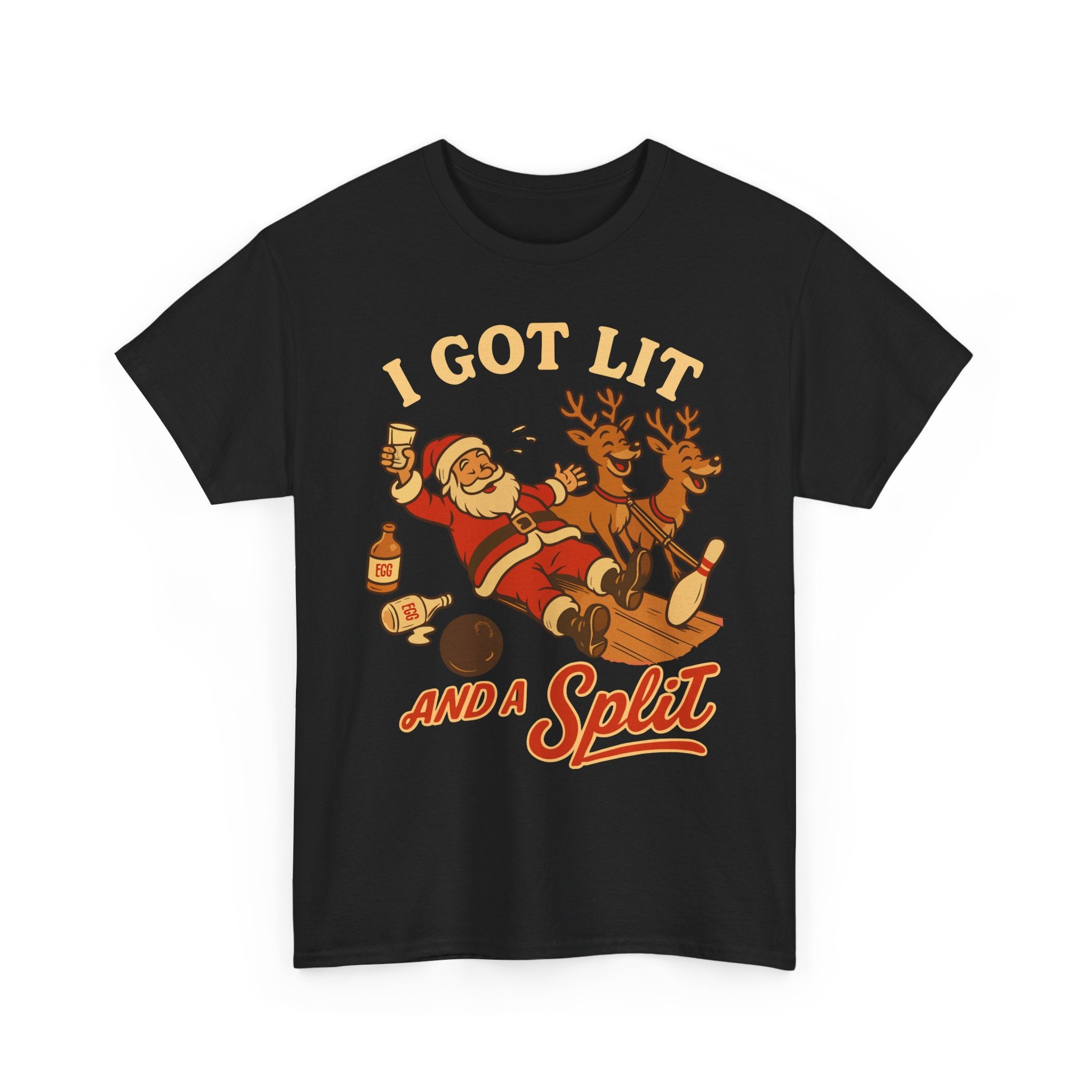 I Got Lit And A Split Basic T-Shirt - Unisex
