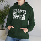 Spartans Football 1 White Hoodie - Unisex