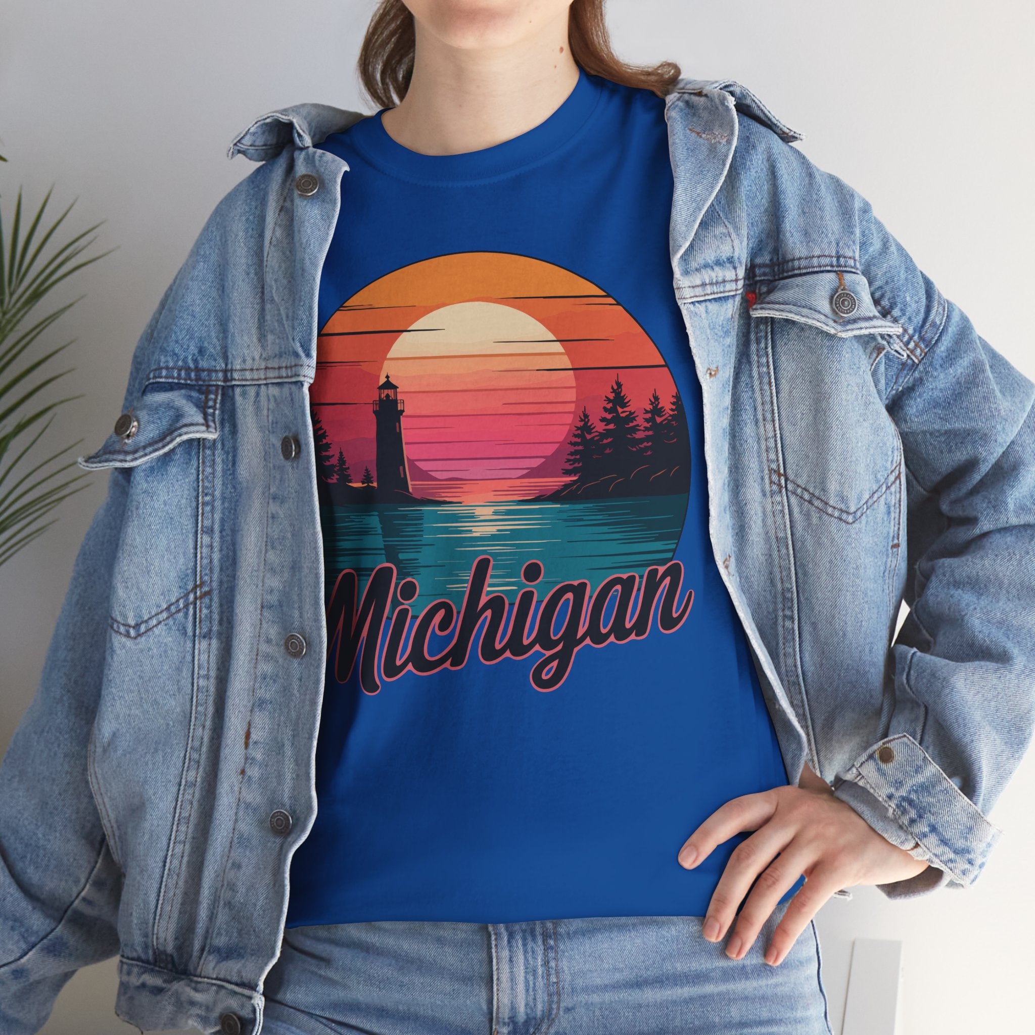 Retro Michigan Sun T-Shirt - Unisex