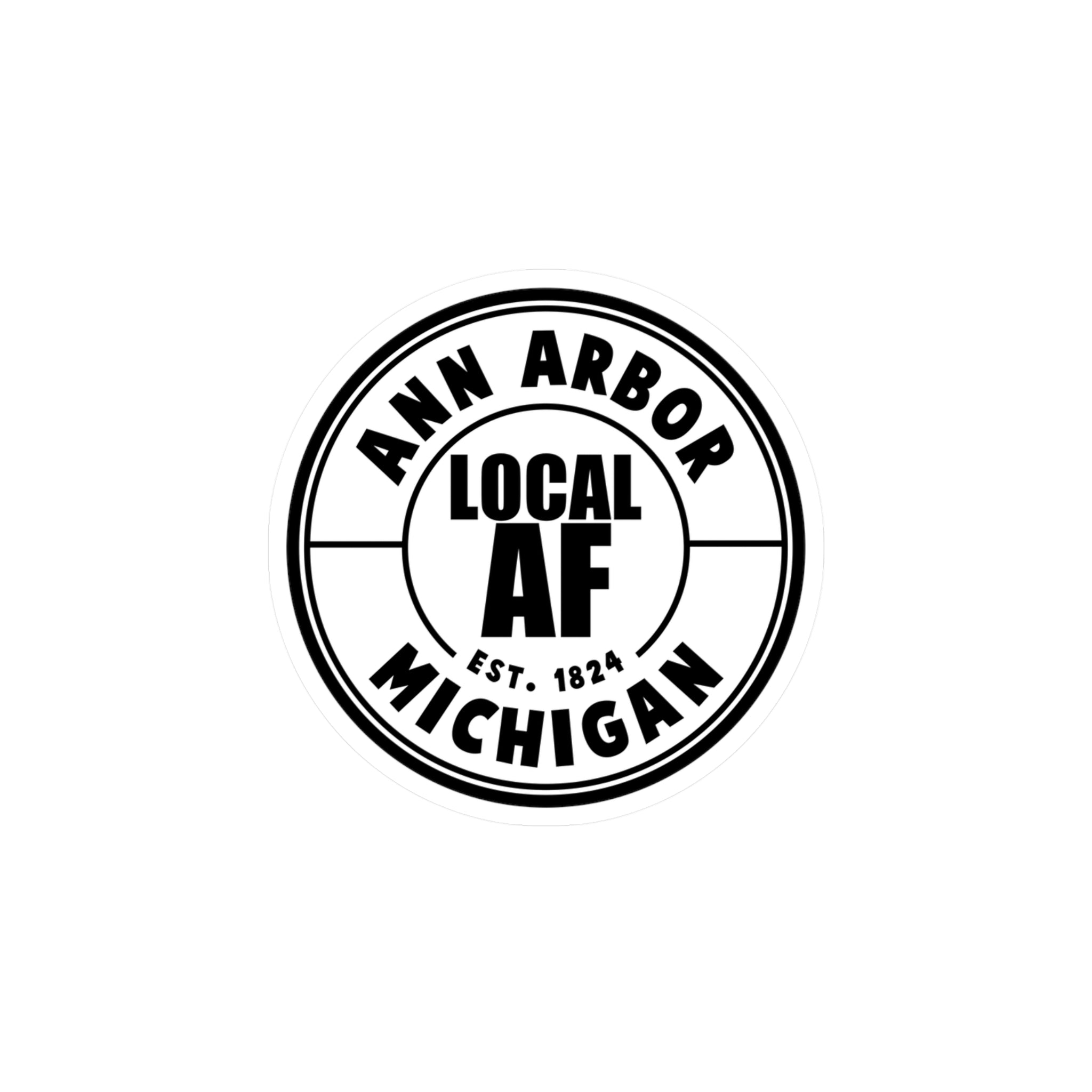 Ann Arbor Local AF Vinyl Decal