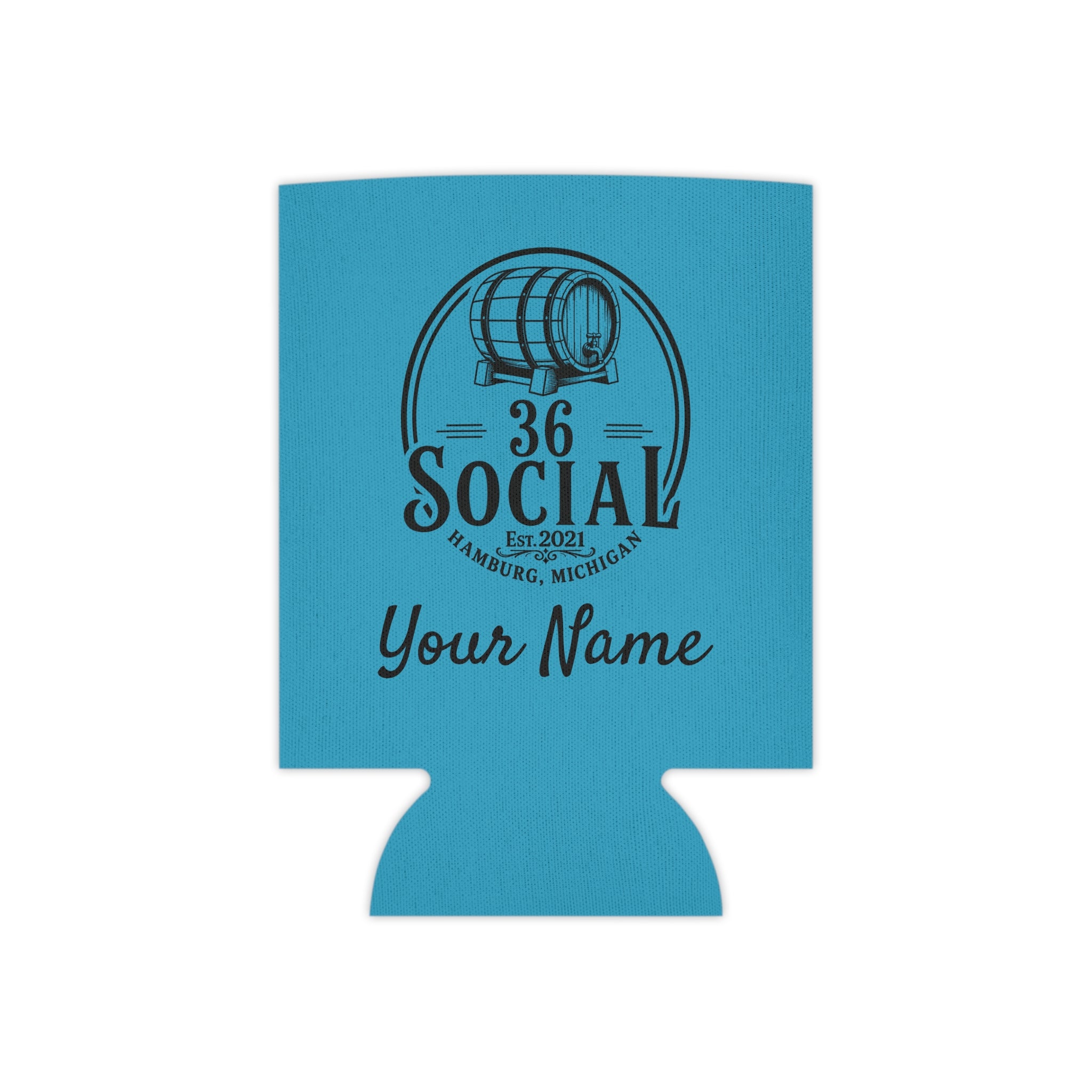 36 Social Logo 2 SL Can Cooler - Regular - Turquoise (Satisfy)
