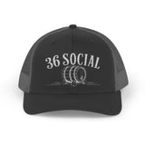 Snapback Trucker Cap - Embroidered - 36 Social