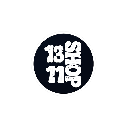 13 11 Shop Vinyl Decal
