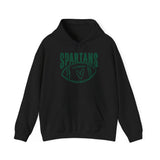 Spartans Heart Green Hoodie - Unisex