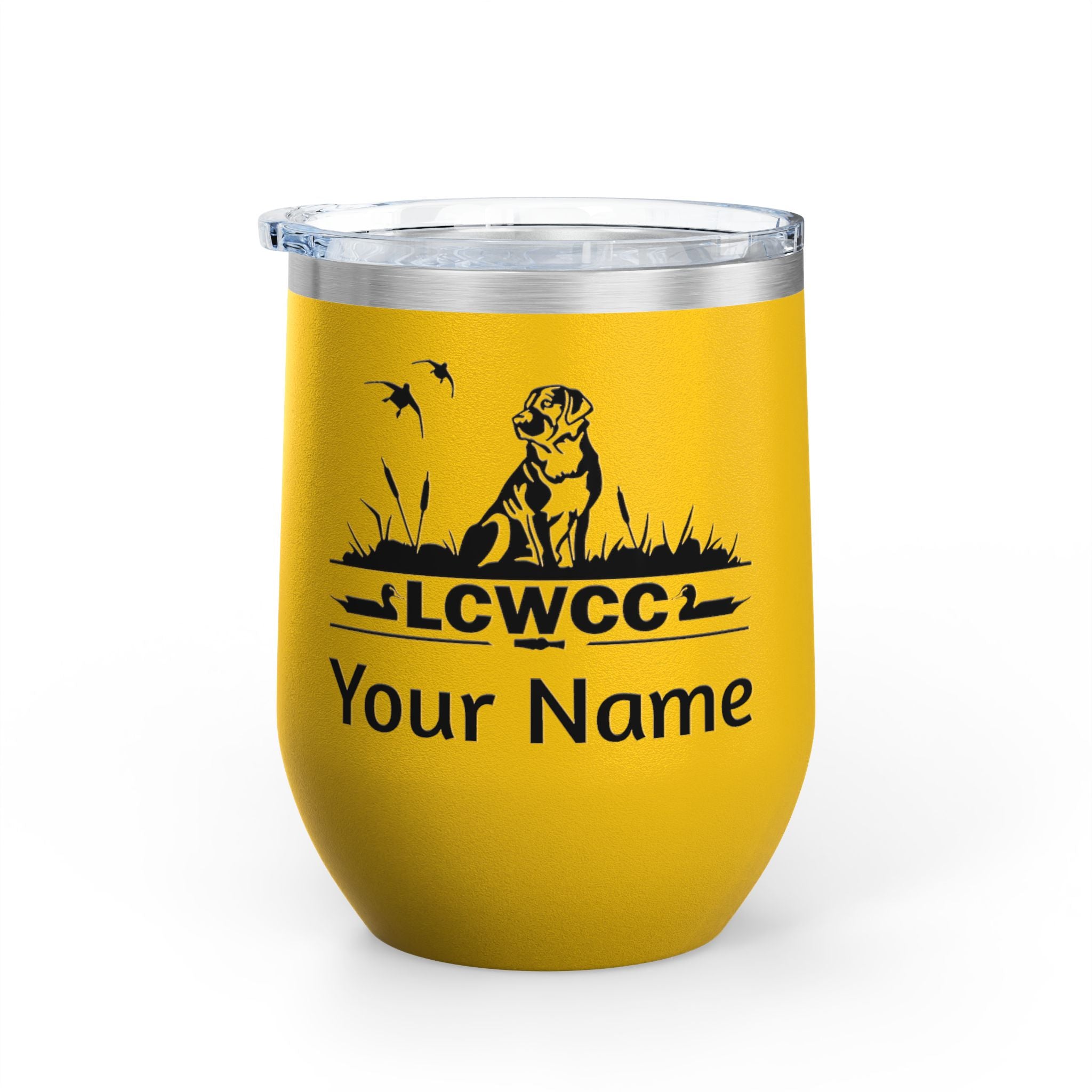 LCWCC Dog Logo Wine Tumbler - 12oz