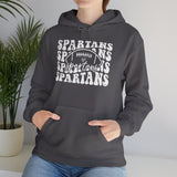 Spartans Football 1 White Hoodie - Unisex