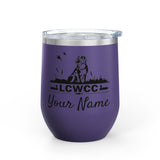 LCWCC Dog Logo Wine Tumbler - 12oz