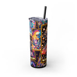 The Dancing Queen 2 Skinny Steel Tumbler with Straw, 20oz