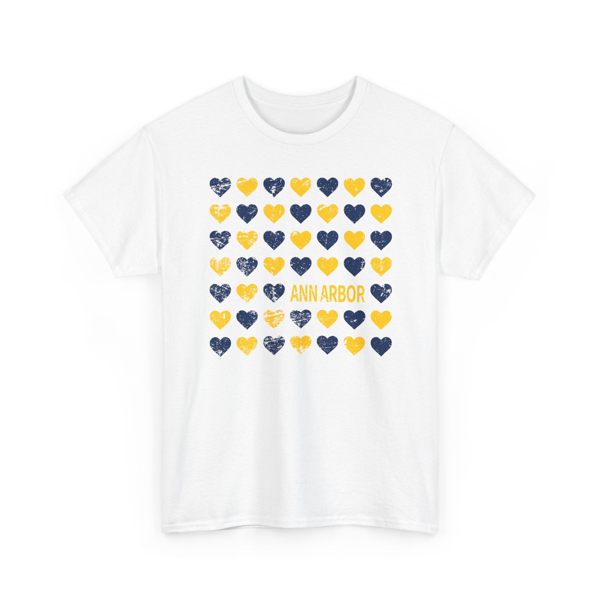 Wolverines Hearts Basic T-Shirt - Unisex