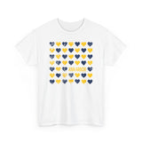 Wolverines Hearts Basic T-Shirt - Unisex