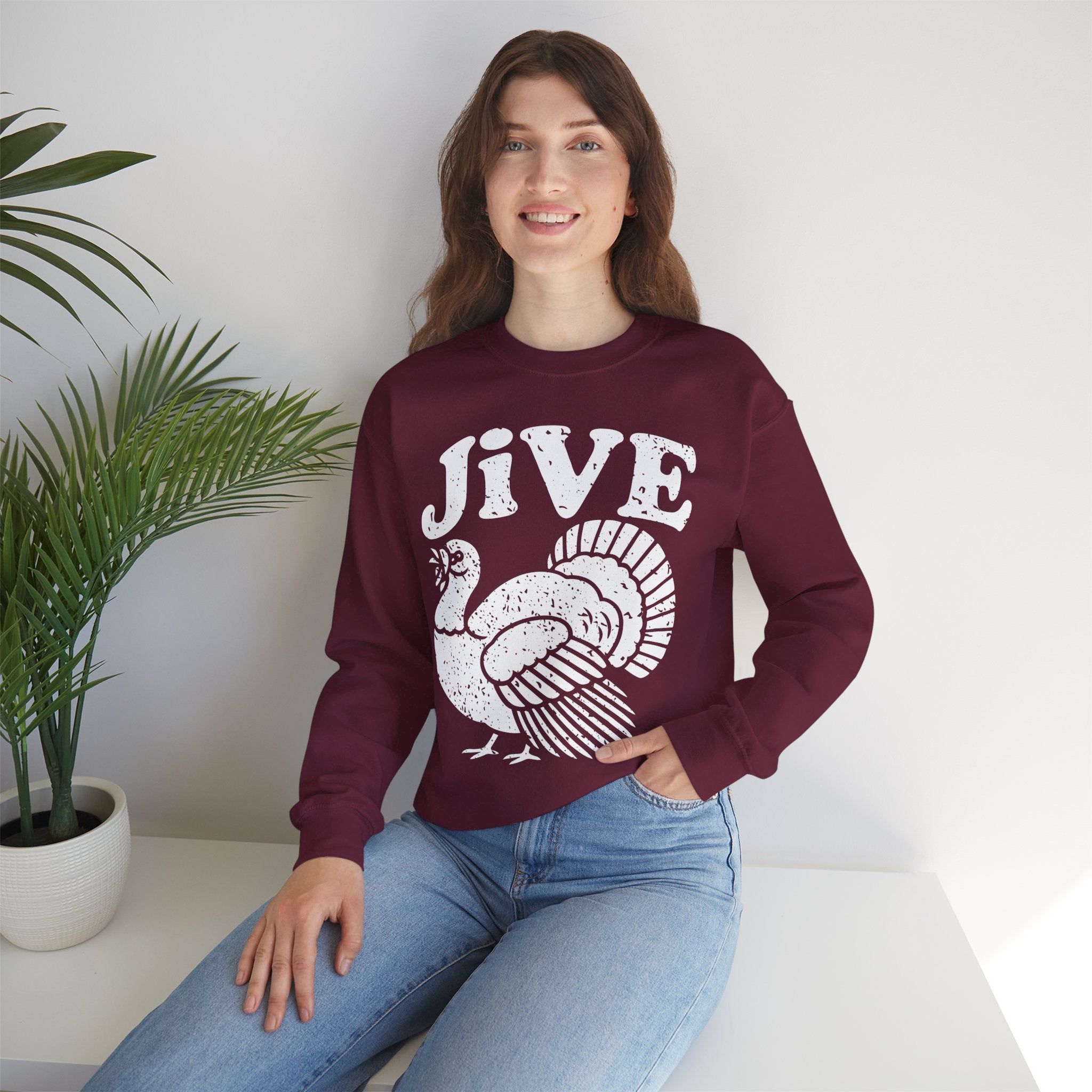 Jive Turkey Crewneck Sweatshirt - Unisex