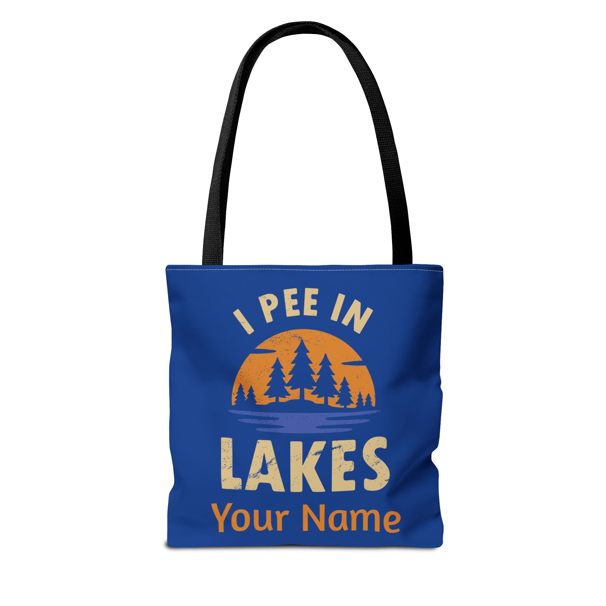 Tote Bag - I Pee In Lakes Retro Sun
