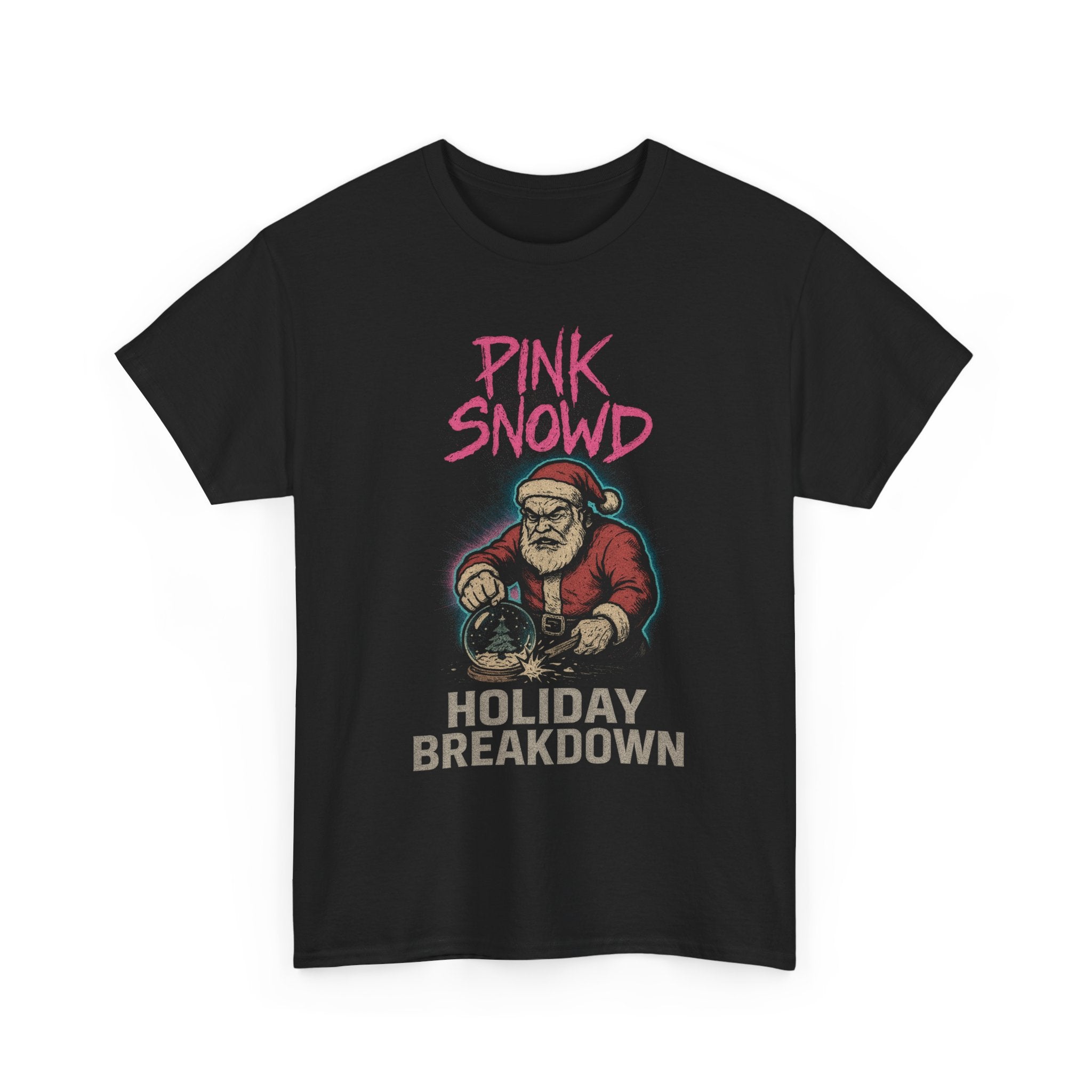 Pink Snowd Holiday Breakdown Firefly Basic T-Shirt - Unisex