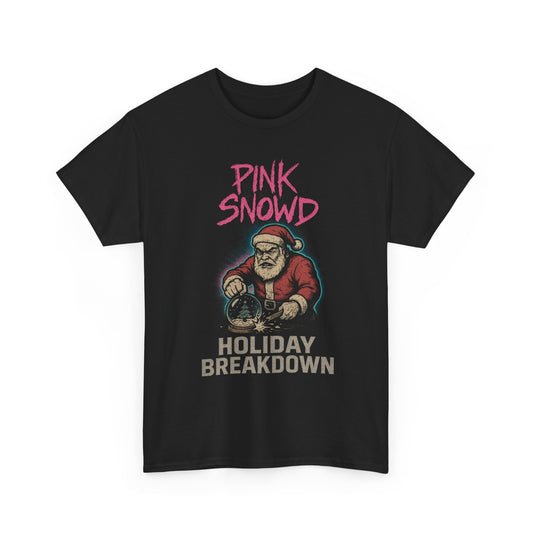 Pink Snowd Holiday Breakdown Firefly Basic T-Shirt - Unisex
