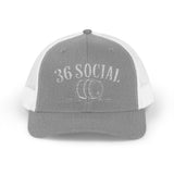 Snapback Trucker Cap - Embroidered - 36 Social
