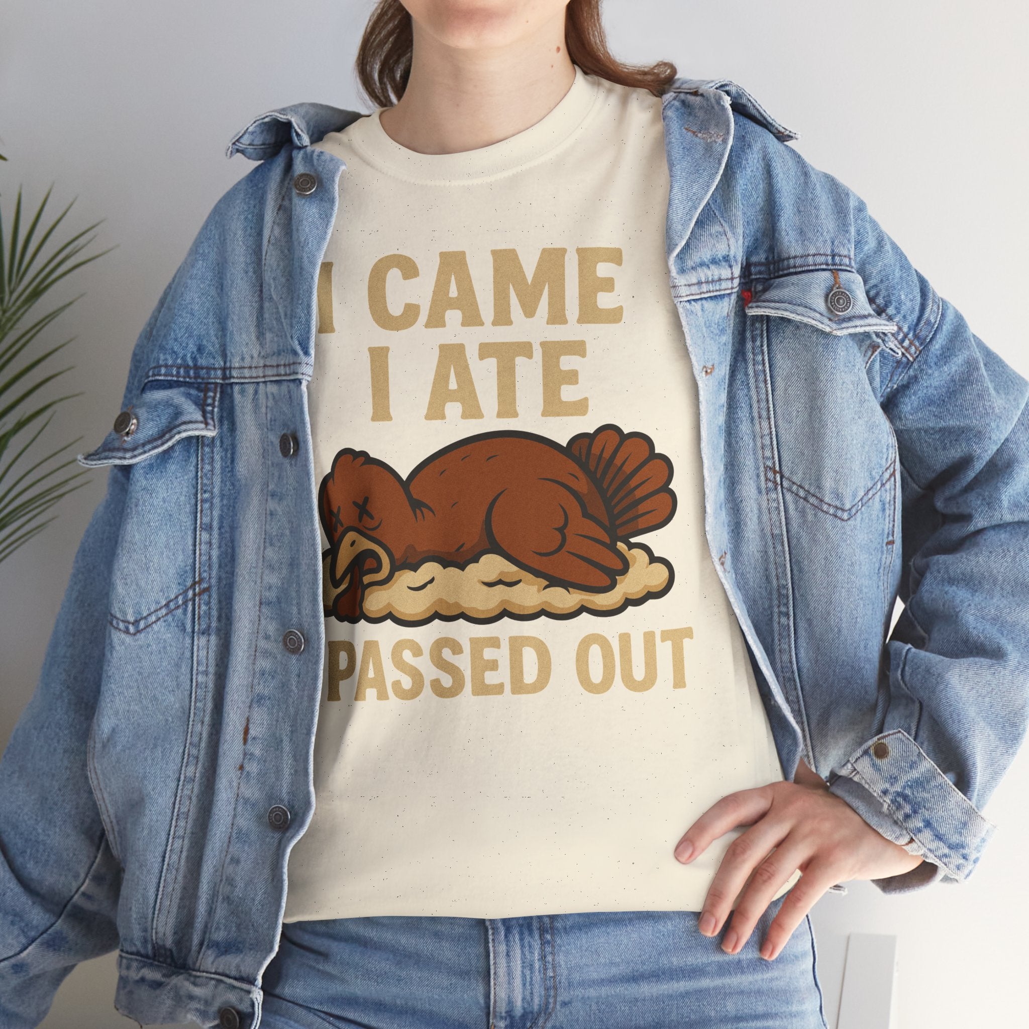 I Came I Ate I Passed Out Basic T-Shirt - Unisex