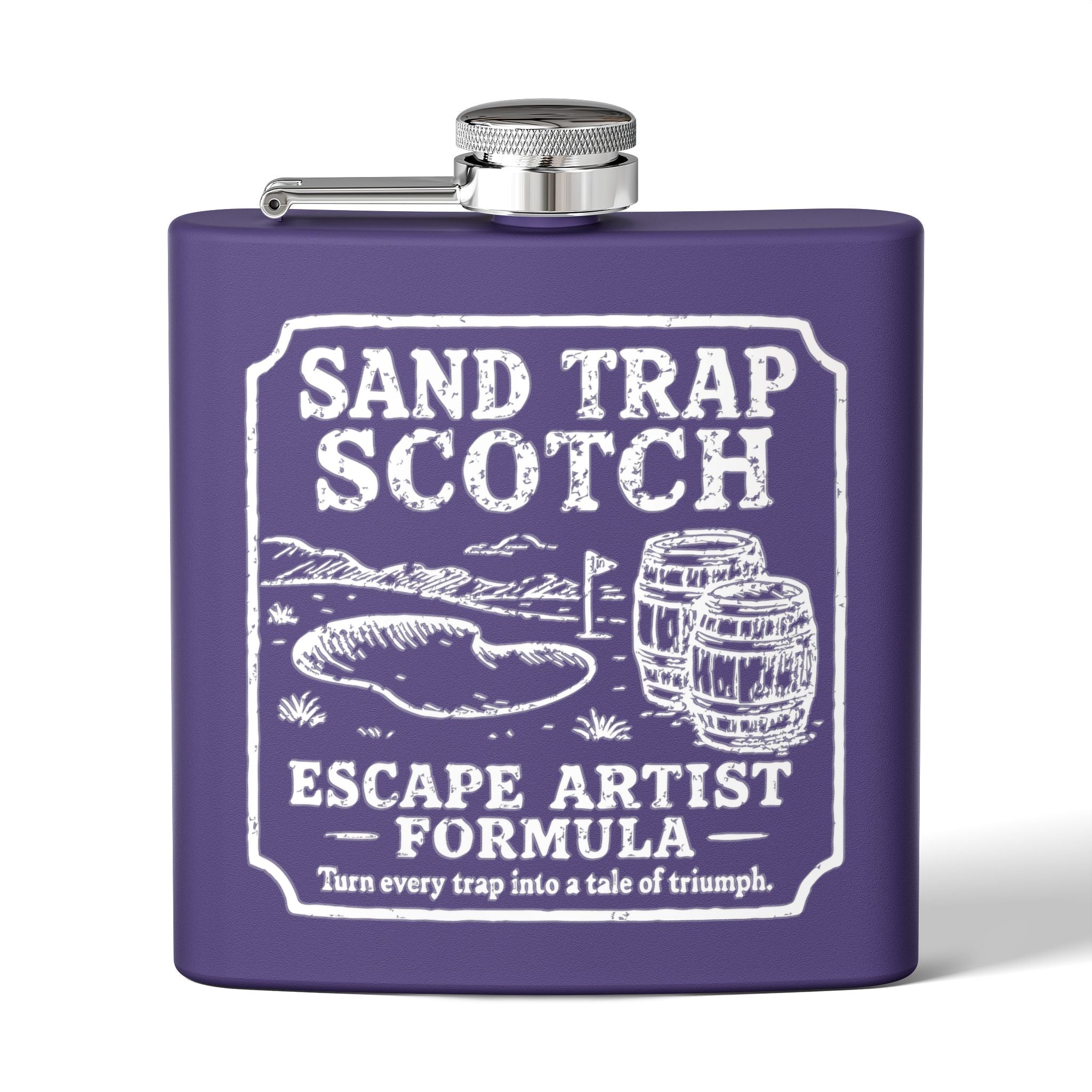 Sand Trap Scotch Flask - 6oz