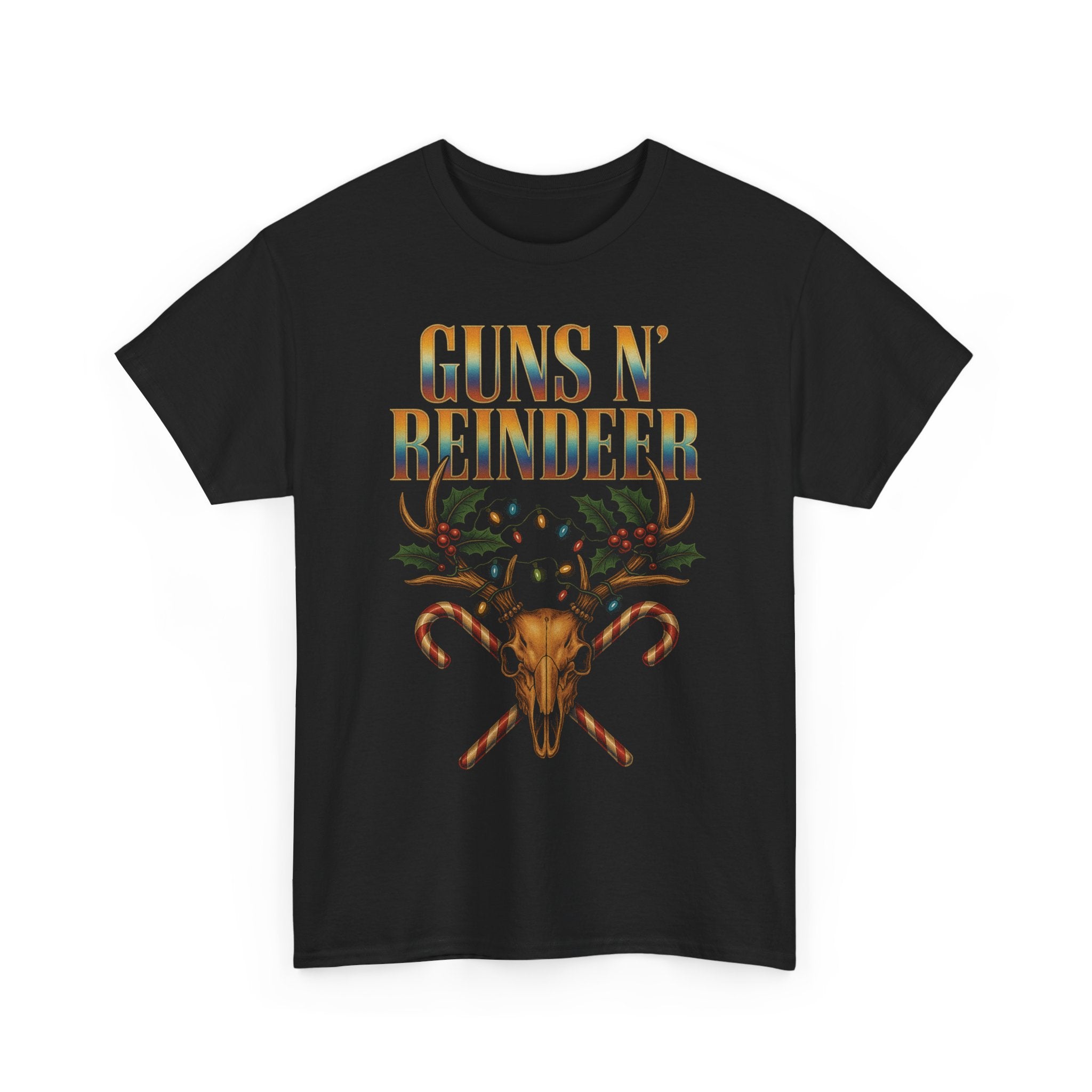 Guns N’ Reindeer Basic T-Shirt - Unisex