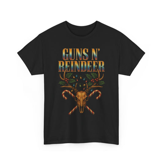 Guns N’ Reindeer Basic T-Shirt - Unisex