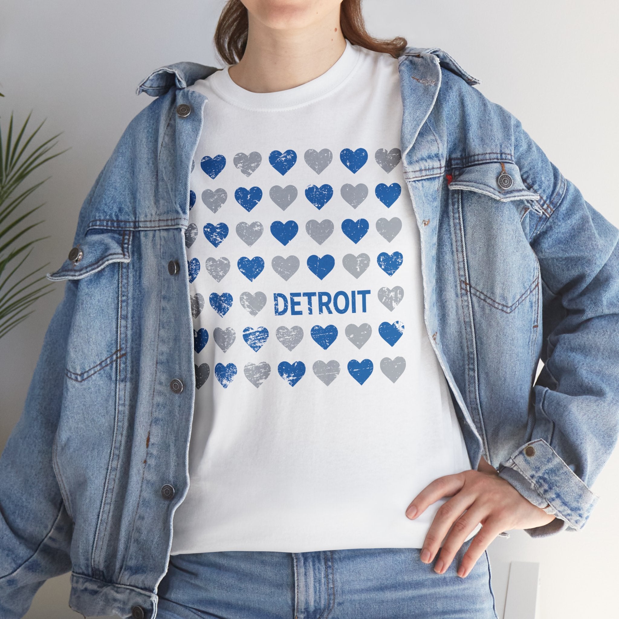 Detroit Hearts Basic T-Shirt - Unisex