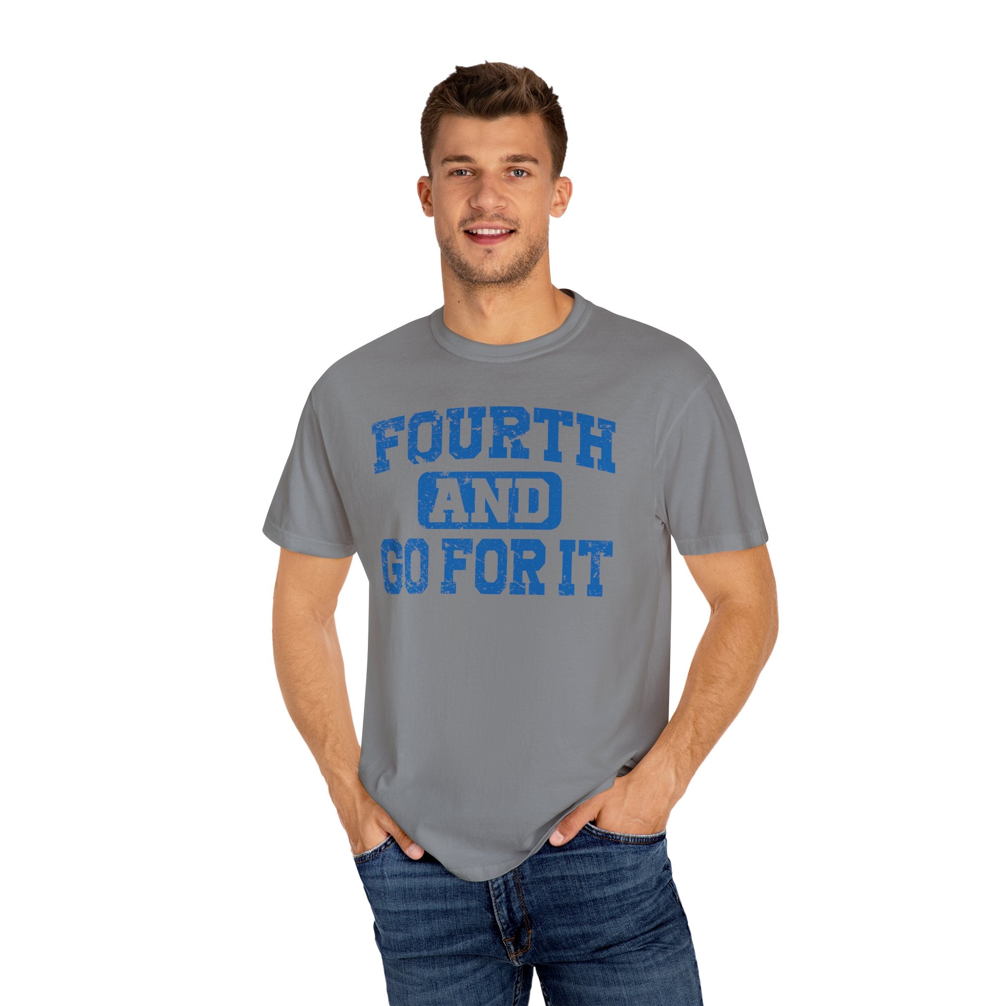 Fourth and Go For It Blue Premium T-Shirt - Unisex