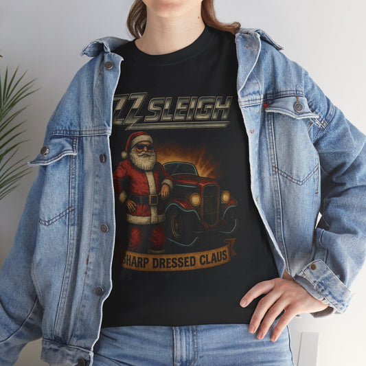 ZZ Sleigh Sharp Dressed Claus Firefly Basic T-Shirt - Unisex