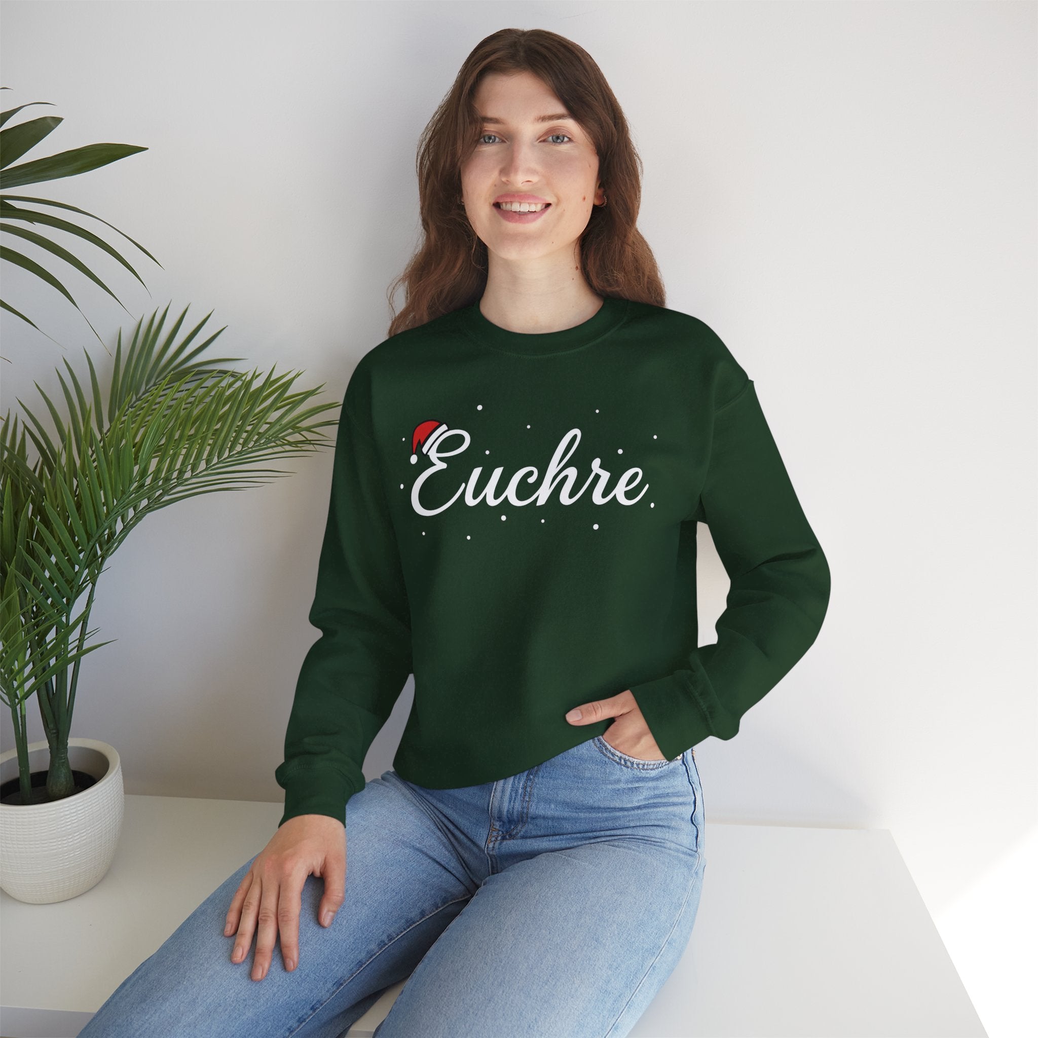 Euchre Christmas Crewneck Sweatshirt - Unisex