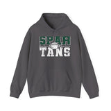 Spartans Football Green & White Hoodie - Unisex