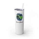 Skinny Steel Tumbler with Straw - 20oz - Big Lake Glass Pipe