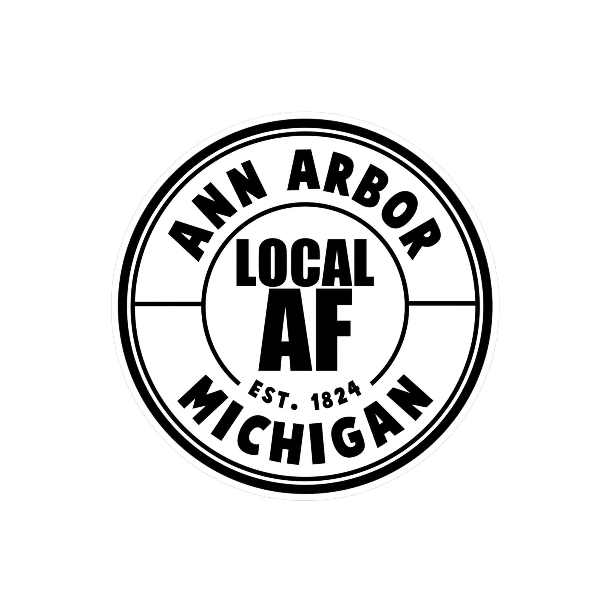 Ann Arbor Local AF Vinyl Decal