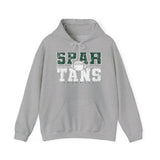 Spartans Football Green & White Hoodie - Unisex