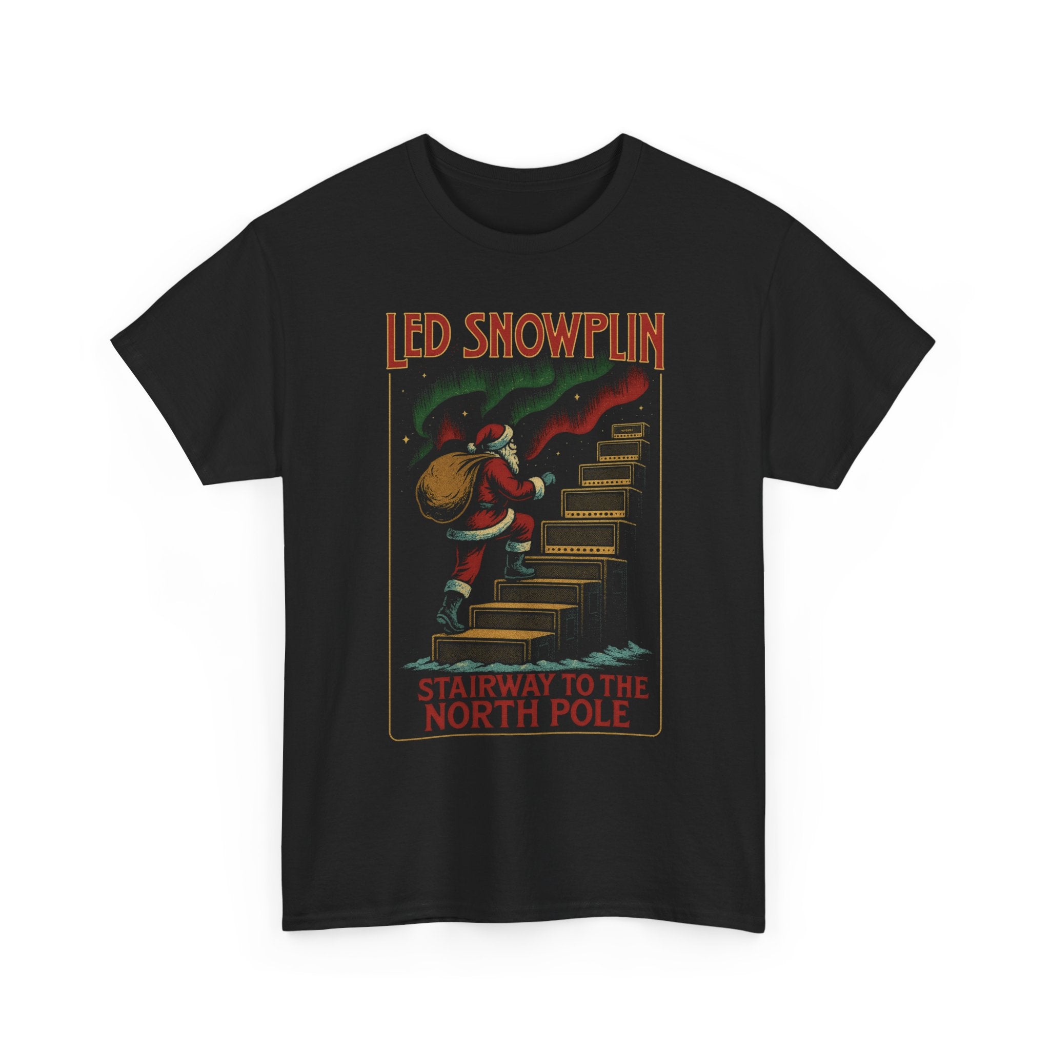 Led Snowplin Stairway to the North Pole Firefly Basic T-Shirt - Unisex
