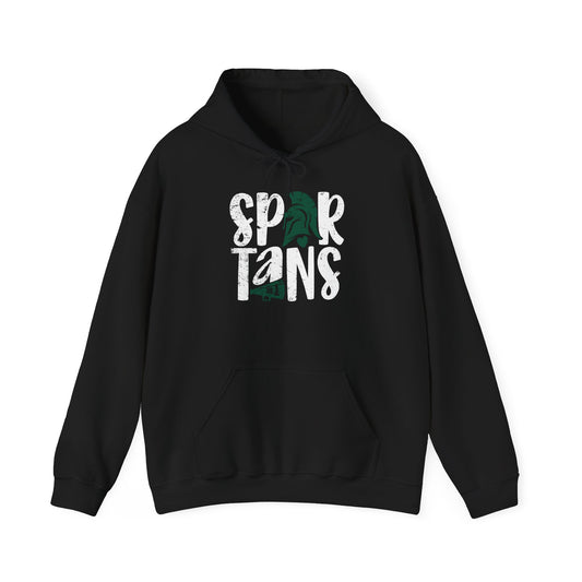 Spartans #1 Green & White Hoodie - Unisex