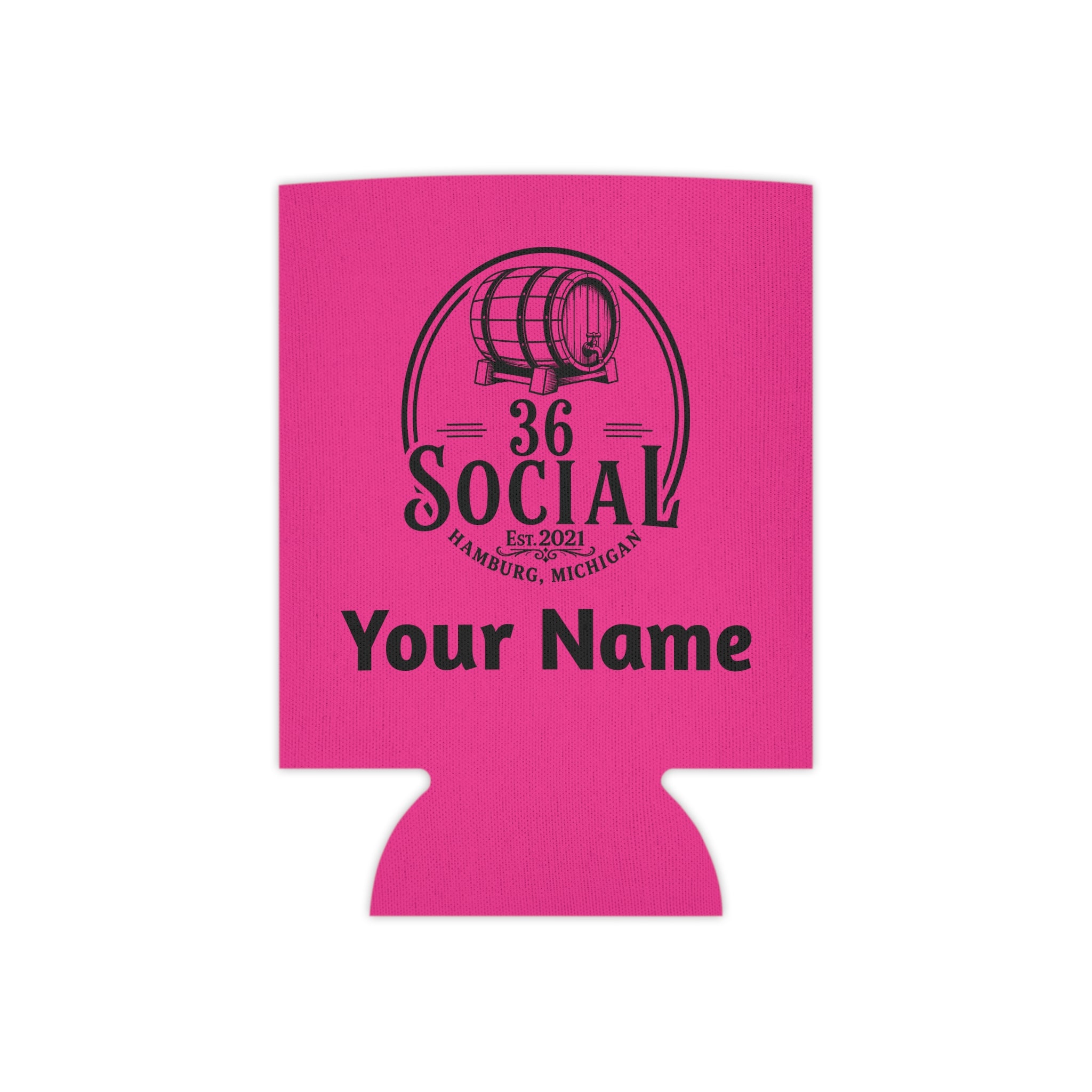 36 Social Logo 2 SL Can Cooler - Regular - Pink (Amaranth)