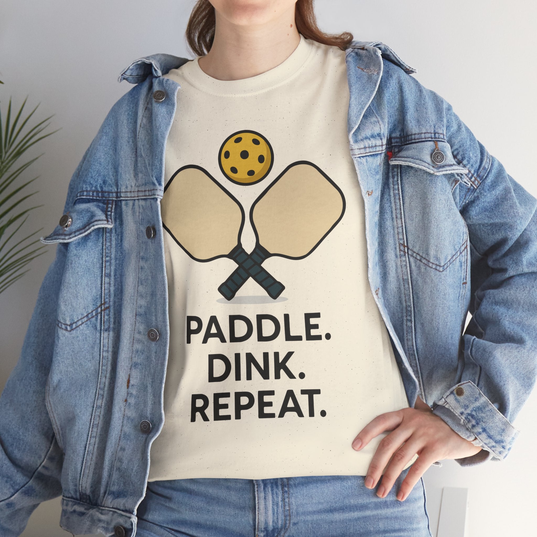 Paddle Dink Repeat Basic T-Shirt - Unisex