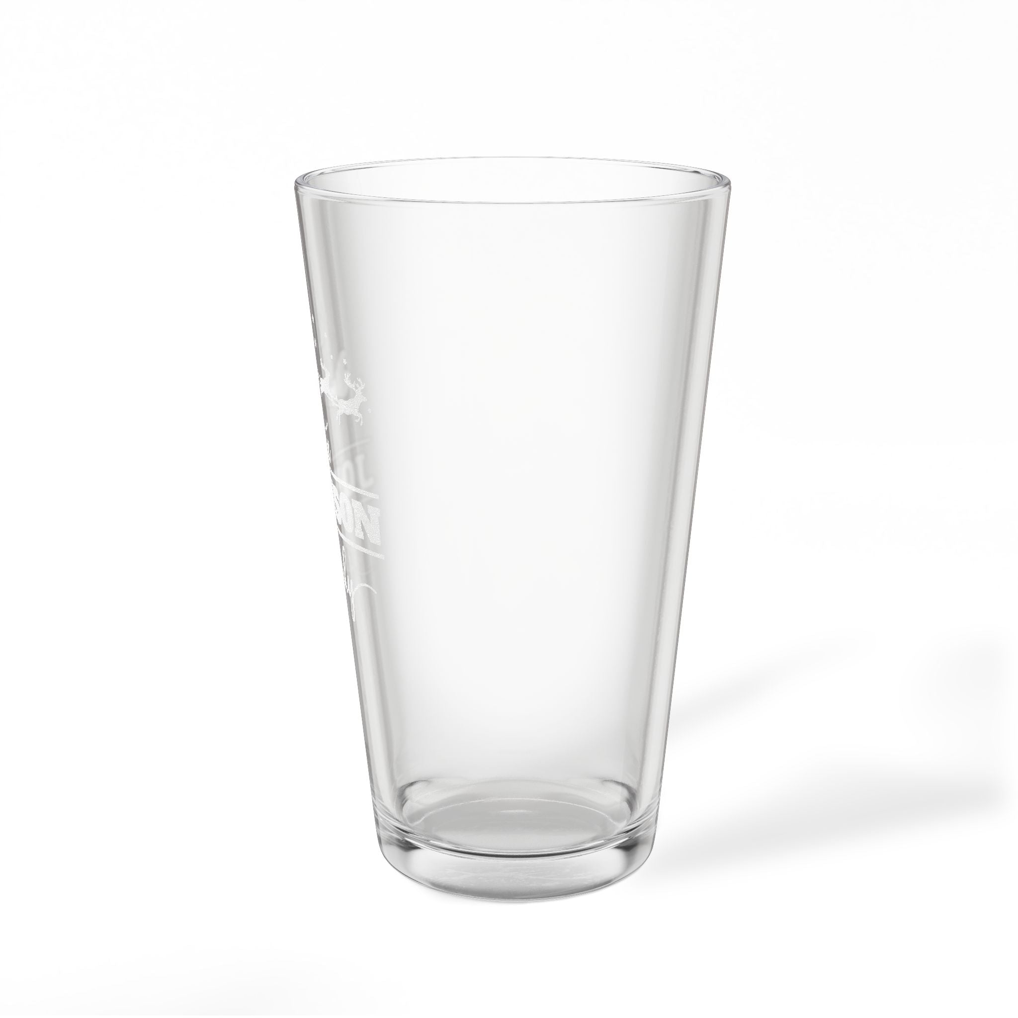 Santa Name Personalized Engraved 16oz Pint Mixing Glass