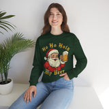 Ho Ho Hold My Beer Crewneck Sweatshirt - Unisex