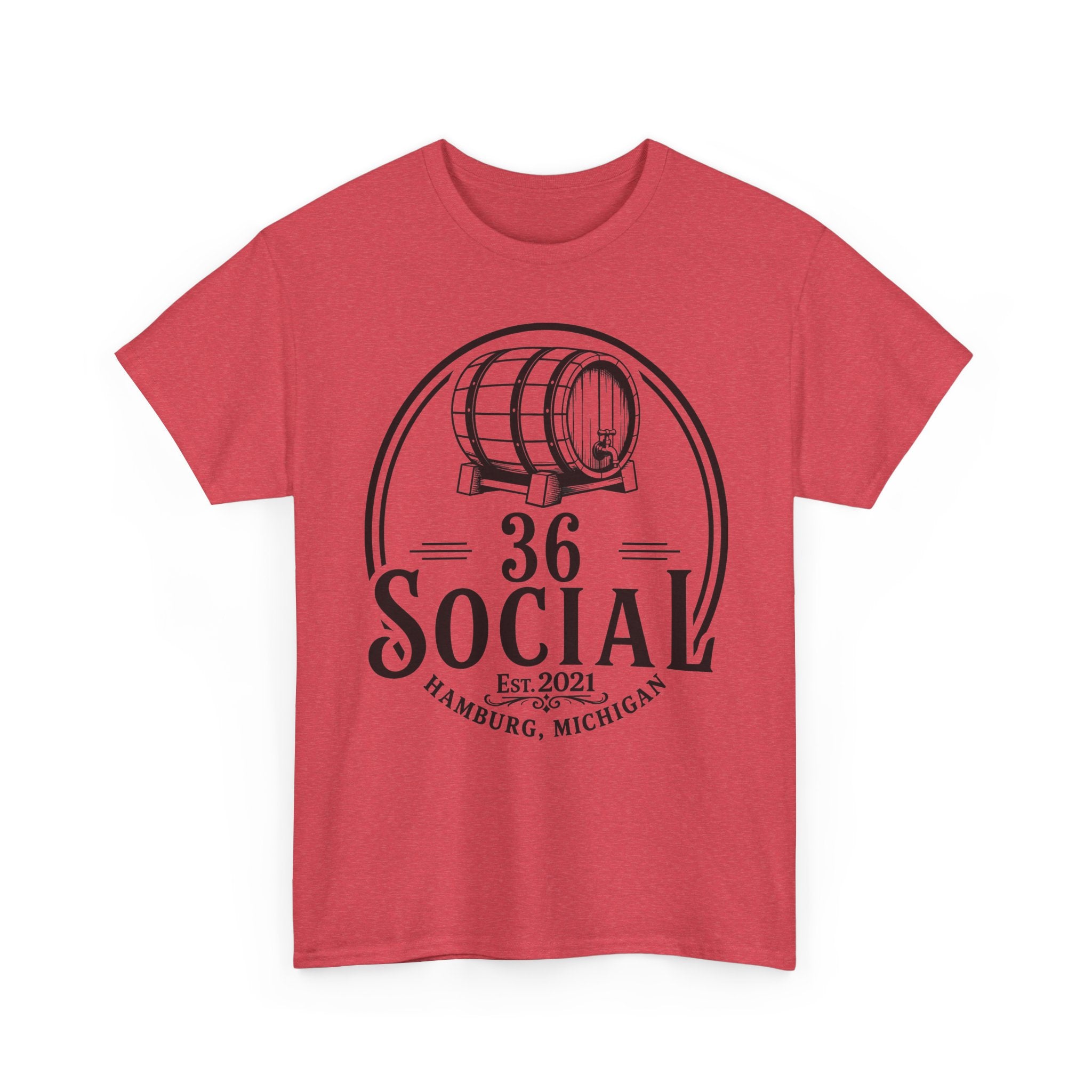 36 Social Logo 2 Black SL Basic T-Shirt - Unisex