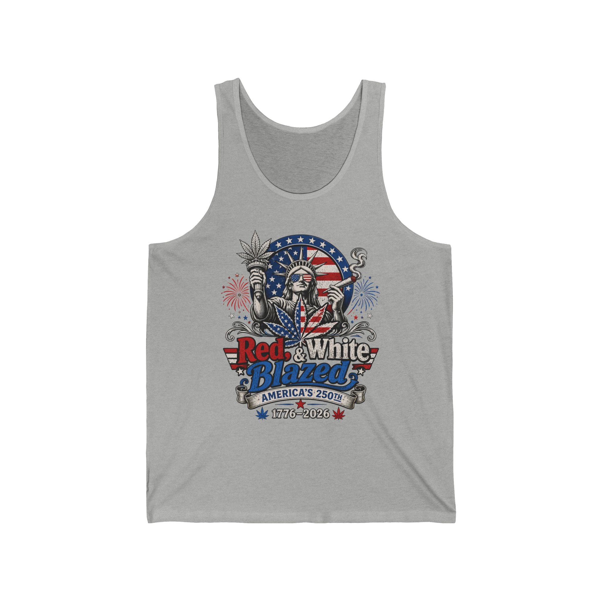 Funny Statue Blazed 250th Anniversary Patriotic Americana Basic T-Shirt - Unisex