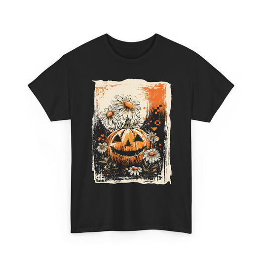 Pumpkin Black Basic T-Shirt - Unisex