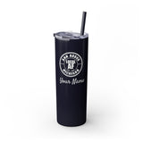 Ann Arbor Local AF Skinny Steel Tumbler with Straw - 20oz