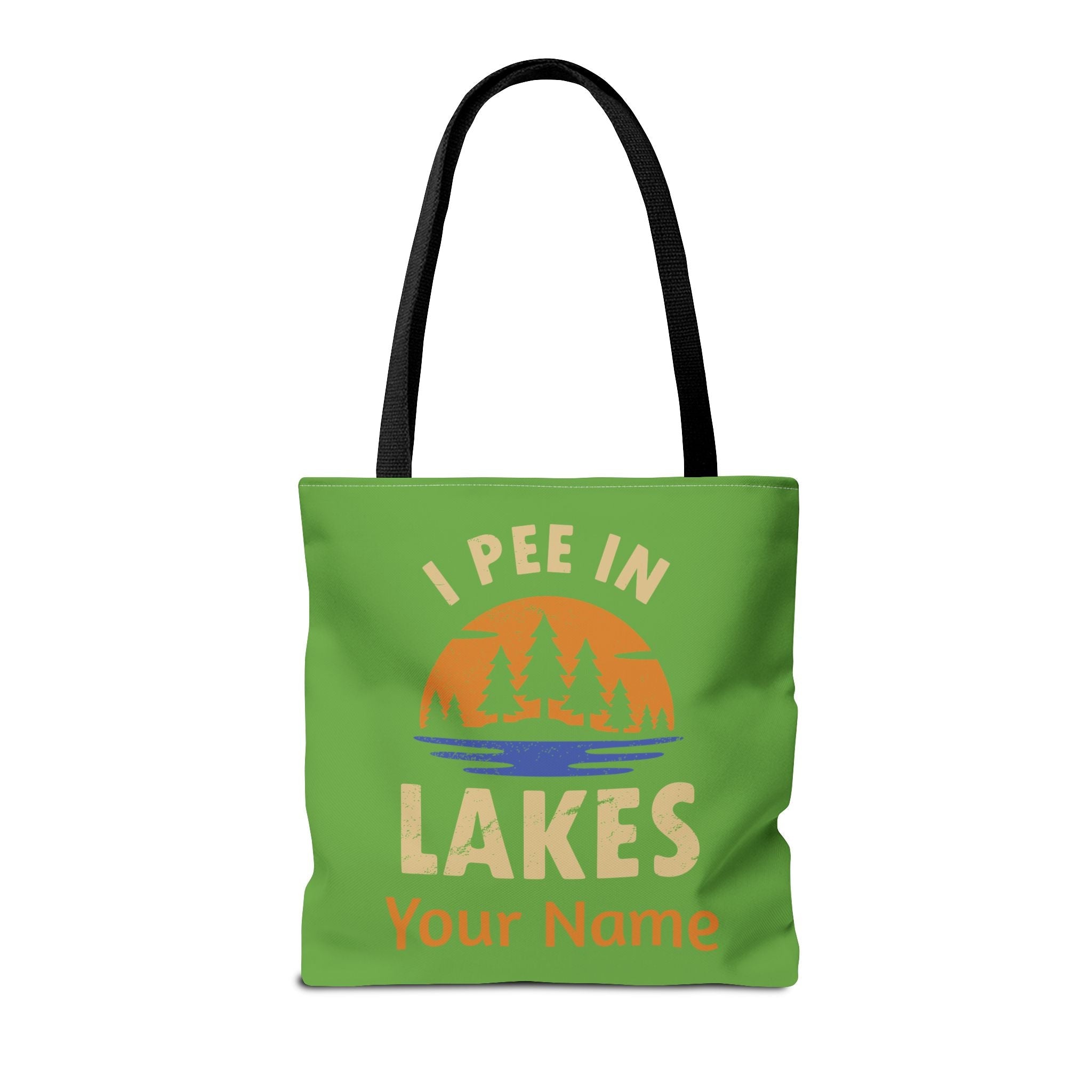 Tote Bag - I Pee In Lakes Retro Sun