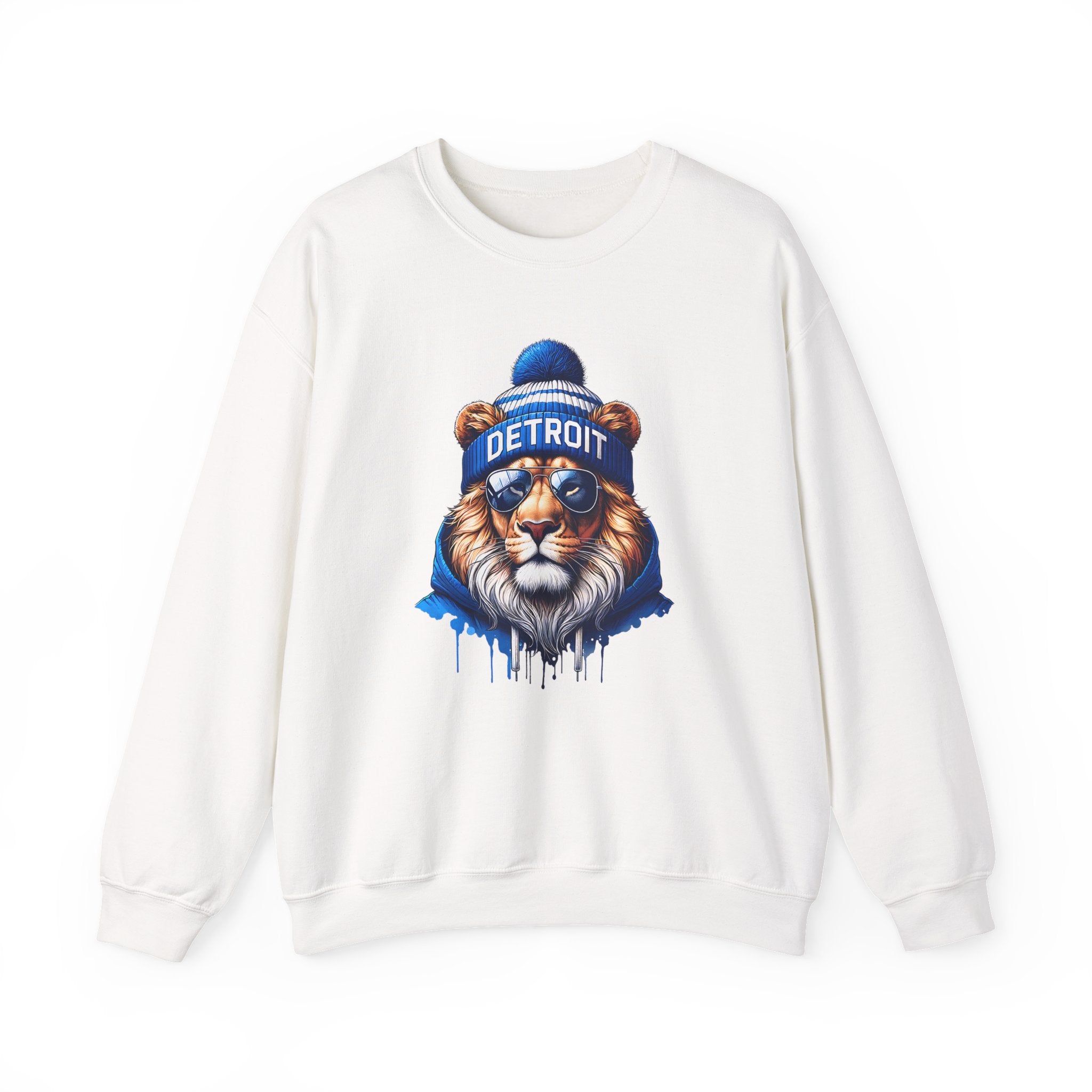 Lion Winter Crewneck Sweatshirt - Unisex