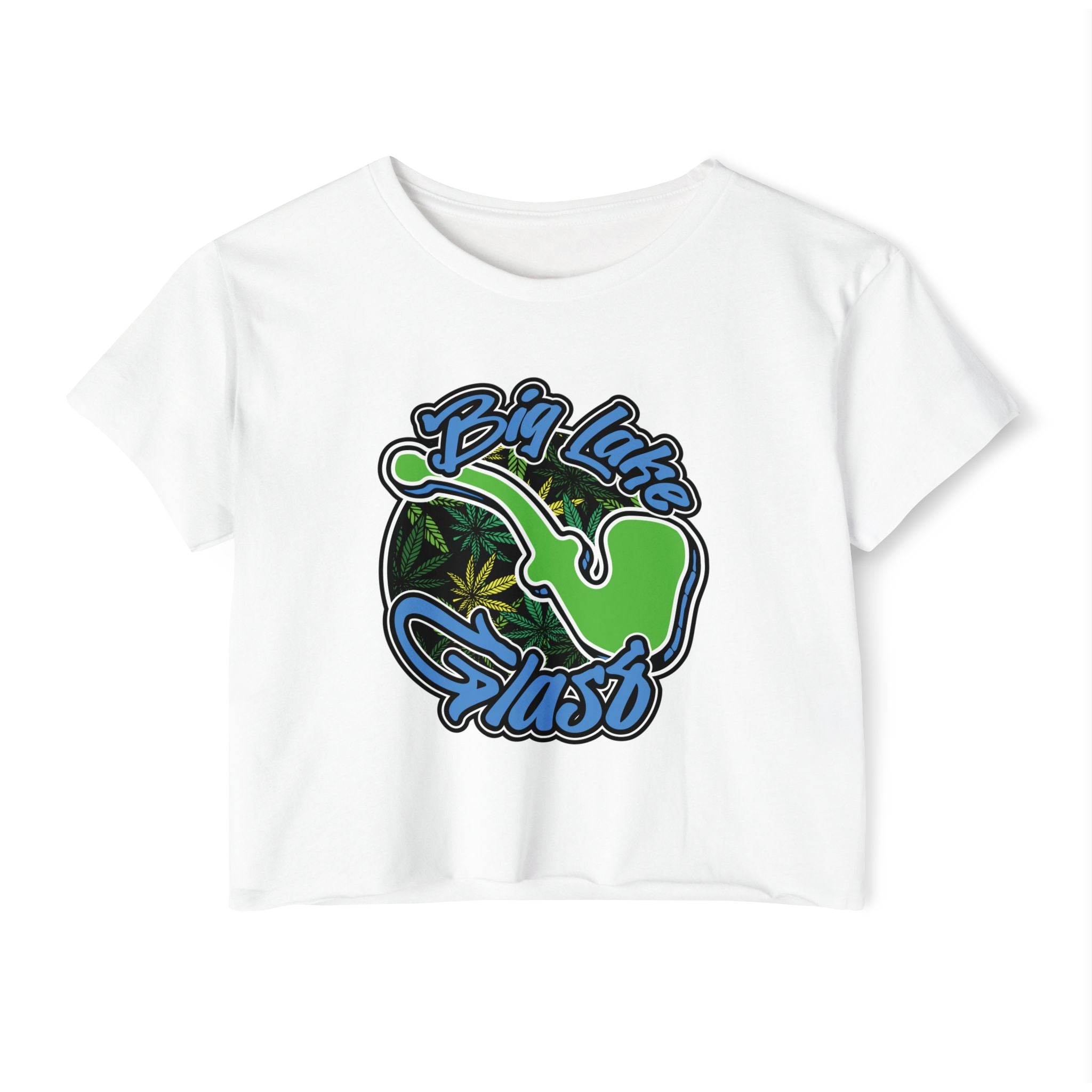 Crop Top T-Shirt - Women's - Big Lake Glass Pipe